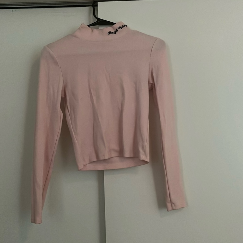 Pink long sleeve shirt